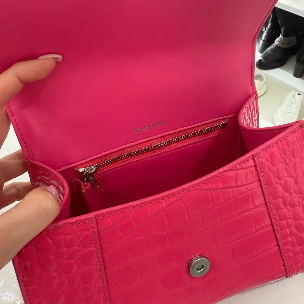 Balenciaga Hot Pink “HourGlass” Bag - Picture 5 of 7